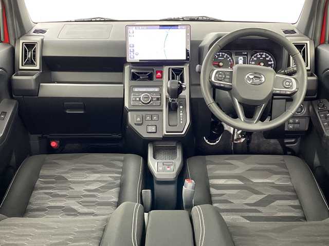 ダイハツ タフト G ターボ ダーククロムベンチャー 道央・札幌 2023(令5)年 0.7万km コンパーノレッド ・４ＷＤ/・純正１０インチナビ＆ＴＶ＆ＢＴ＆ＤＶＤ＆ＣＤ＆ＵＳＢ＆ＨＤＭＩ/・バックカメラ/・スマートアシスト/・レーンキープアシスト/・横滑り防止装置/・ワンオーナー/・寒冷地仕様/・アダプティブクルーズコントロール/・前席シートヒーター/・ガラスルーフ/・ドアミラーヒーター/・ルーフレール/・ルーフキャリア/・電動パーキングブレーキ/・ブレーキホールド/・オートライト/・オートマチックハイビーム/・ＬＥＤヘッドライト＆フォグ/・純正前方ドライブレコーダー/・ＥＴＣ