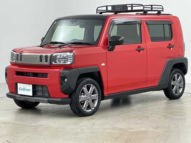 ダイハツ タフト G ターボ ダーククロムベンチャー 道央・札幌 2023(令5)年 0.7万km コンパーノレッド ・４ＷＤ/・純正１０インチナビ＆ＴＶ＆ＢＴ＆ＤＶＤ＆ＣＤ＆ＵＳＢ＆ＨＤＭＩ/・バックカメラ/・スマートアシスト/・レーンキープアシスト/・横滑り防止装置/・ワンオーナー/・寒冷地仕様/・アダプティブクルーズコントロール/・前席シートヒーター/・ガラスルーフ/・ドアミラーヒーター/・ルーフレール/・ルーフキャリア/・電動パーキングブレーキ/・ブレーキホールド/・オートライト/・オートマチックハイビーム/・ＬＥＤヘッドライト＆フォグ/・純正前方ドライブレコーダー/・ＥＴＣ