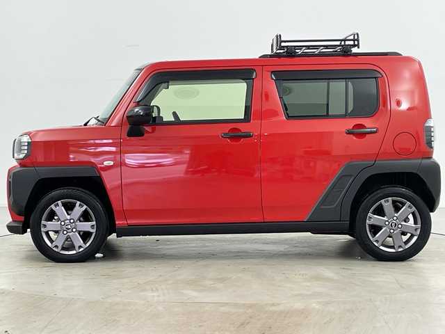 ダイハツ タフト G ターボ ダーククロムベンチャー 道央・札幌 2023(令5)年 0.7万km コンパーノレッド ・４ＷＤ/・純正１０インチナビ＆ＴＶ＆ＢＴ＆ＤＶＤ＆ＣＤ＆ＵＳＢ＆ＨＤＭＩ/・バックカメラ/・スマートアシスト/・レーンキープアシスト/・横滑り防止装置/・ワンオーナー/・寒冷地仕様/・アダプティブクルーズコントロール/・前席シートヒーター/・ガラスルーフ/・ドアミラーヒーター/・ルーフレール/・ルーフキャリア/・電動パーキングブレーキ/・ブレーキホールド/・オートライト/・オートマチックハイビーム/・ＬＥＤヘッドライト＆フォグ/・純正前方ドライブレコーダー/・ＥＴＣ