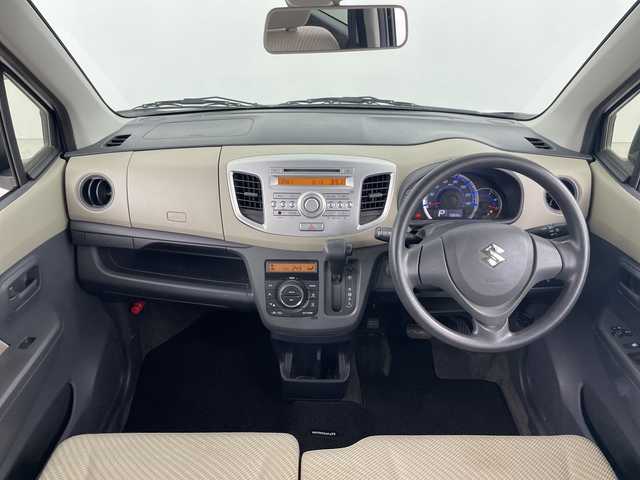 スズキ ワゴンＲ FX 愛知県 2013(平25)年 3.4万km スペリアホワイト 純正オーディオ/(CD AUX FM AM)/衝突軽減ブレーキ/アイドリングストップ/純正フロアマット/電動格納ドアミラー/ドアバイザー/横滑り防止装置/ヘッドライトレベライザー/ISO FIX/ABS/盗難防止装置/Wエアバック