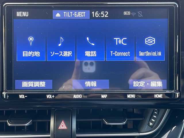 トヨタ Ｃ－ＨＲ G－T モード ネロ 栃木県 2019(平31)年 1.9万km ブラックマイカ ワンオーナー/特別仕様車「Ｇ－Ｔ　モード・ネロ」/モデリスタフロントスポイラー/純正ナビ/Bluetooth/CD/DVD/TV/SD/ビルトインETC/バックカメラ/衝突被害軽減ブレーキ/トラクションコントロール/ブラインドスポットモニター/衝突安全ボディー/UVカットガラス/追従型クルーズコントロール/本革巻きステアリング/フルオートエアコン/ドアバイザー/プッシュスタート/LEDヘッドライト/保証書/記録簿