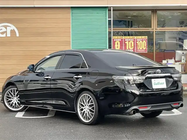 トヨタ マークＸ 350RDS 長野県 2017(平29)年 5.7万km シルバーマイカM ４WD/社外ナビ/・Bluetooth/CD/DVD/TV/バックカメラ/社外ETC/クルーズコントロール追走あり/純正フロアマット/ハーフレザー/前席パワーシート/前席シートヒーター/社外１９インチＡＷ/LEDオートライト/ドアバイザー/保証書/取り扱い説明書