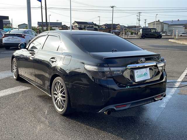 トヨタ マークＸ 350RDS 新潟県 2017(平29)年 5.7万km シルバーマイカM 社外ナビ/・Bluetooth/CD/DVD/TV/バックカメラ/社外ETC/クルーズコントロール追走あり/純正フロアマット/ハーフレザー/前席パワーシート/前席シートヒーター/社外１９インチＡＷ/LEDオートライト/ドアバイザー/保証書/取り扱い説明書