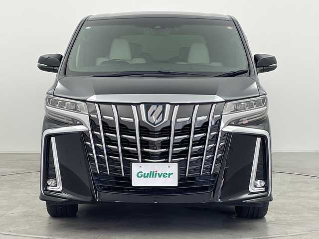 トヨタ アルファードハイブリット エグゼクティブ ラウンジ S 群馬県 2019(平31)年 4.6万km ブラック 純正９型ナビ　ＪＢＬサウンド　純正１２．１型後席モニター　デジタルインナーミラー　白レザーシート　シートヒーター　エアシート　パワーシート　　ビルトインＥＴＣ　ウッドコンビステアリング ドラレコ 禁煙