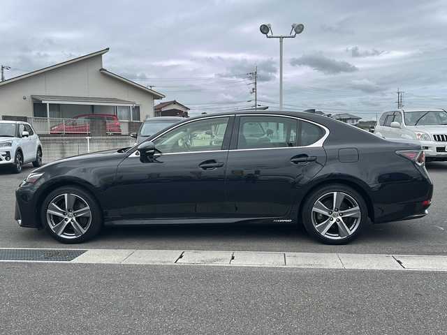 レクサス ＧＳ 450h Iパッケージ 香川県 2018(平30)年 2.5万km グラファイトブラックガラスフレーク 純正12.3インチワイドディスプレイ/フルセグテレビ/バックカメラ/サンルーフ/ドライブレコーダー/パワーシート/シートヒーター/コーナーセンサー/ステアリングヒーター/BSM/HUD/ETC
