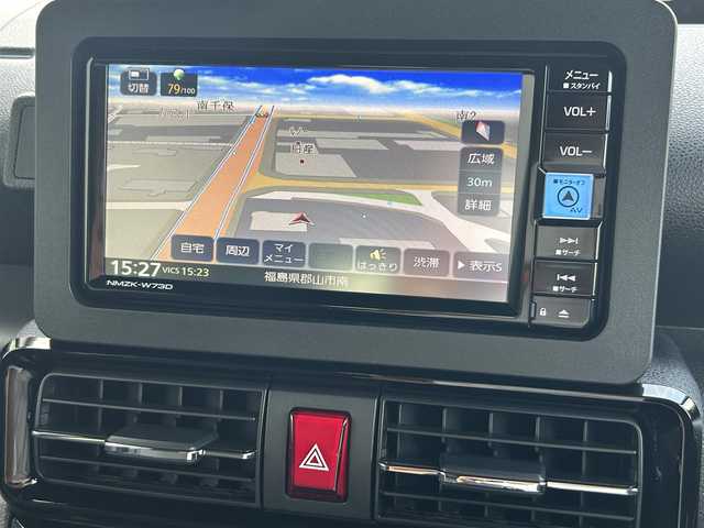 ダイハツ タント カスタム RS 福島県 2025(令7)年 0.1万km未満 シャイニングホワイトパール 純正ナビゲーション/型番：NMZK-W73D/【DVD/SD/BT/TV】/パノラマモニター/両側電動スライドドア/前席シートヒーター/アダプティブクルーズコントロール/レーンキープコントロール/先行車発進お知らせ機能/標識認識機能/衝突警報機能/衝突回避支援ブレーキ機能/ブレーキ制御付き誤発進抑制機能/車線逸脱警報機能/車線逸脱抑制制御機能/ふらつき警報/路側逸脱警報機能/LEDオートライト/LEDフォグランプ/リアドアシェード/シートバックテーブル