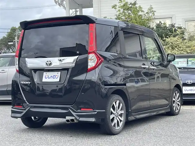 トヨタ ルーミー カスタムG－T 愛知県 2017(平29)年 10.7万km ブラックマイカメタリック (株)IDOMが運営する【じしゃロン名古屋鳴海店】の自社ローン専用車両になりますこちらは現金またはオートローンご利用時の価格です。自社ローンご希望の方は別途その旨お申付け下さい社外メモリナビ/フルセグ CD DVD BT MSV/両側パワスラ/バックカメラ/ビルトインETC/LEDヘッドライト/LEDフォグ/クルコン/PCS/クリアランスソナー/純正15インチAW/純正バイザー/社外マット/MOPスペアタイヤ/スペアキー/取説/保証書