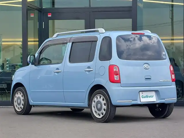 ダイハツ ミラ ココア プラスX 東京都 2012(平24)年 5.6万km ミストブルーマイカメタリック /純正SDナビ//ワンセグTV//ヘッドライトレベライザー//前後ドライブレコーダー//ルーフレール//フロアマット//ドアバイザー