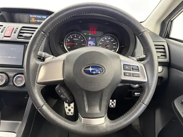 スバル インプレッサ ＸＶ 2．0i－L アイサイト 愛知県 2014(平26)年 5.4万km クリスタルブラックシリカ 純正ナビ（フルセグTV・Bluetooth・ラジオ）/アイサイト/　・アダプティブクルーズコントロール/　・衝突軽減ブレーキ/　・車線逸脱警報/　・誤発進抑制機能/ETC/前席パワーシート/レーンキープアシスト/盗難防止装置/パドルシフト/オートエアコン/オートライト/純正フロアマット/純正アルミホイール/電動格納ミラー/スペアキー