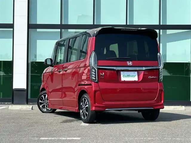 ホンダ Ｎ ＢＯＸ カスタム L 和歌山県 2022(令4)年 7.1万km プレミアムクリスタルレッドM 後期型モデル/電子式パーキング/ステアリングスイッチ/レーダークルーズコントロール/ホンダセンシング/両側パワースライドドア/LEDヘッドライト/純正デイスプレーオーディオ/バックカメラ/革シート/シートヒーター