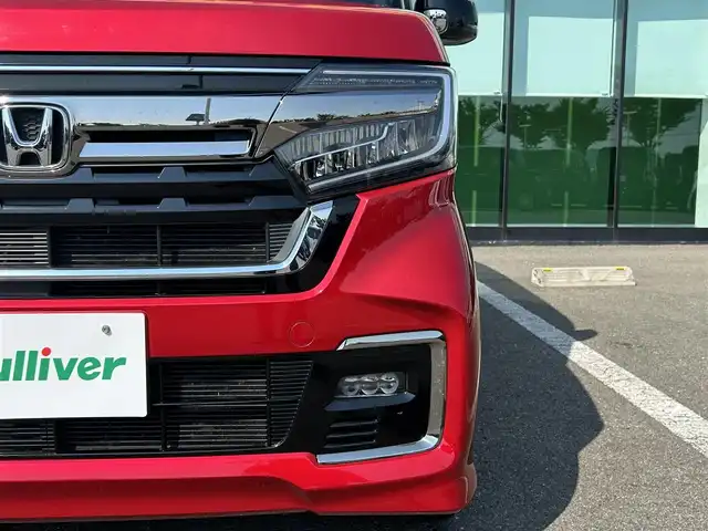 ホンダ Ｎ ＢＯＸ カスタム L 和歌山県 2022(令4)年 7.1万km プレミアムクリスタルレッドM 後期型モデル/電子式パーキング/ステアリングスイッチ/レーダークルーズコントロール/ホンダセンシング/両側パワースライドドア/LEDヘッドライト/純正デイスプレーオーディオ/バックカメラ/革シート/シートヒーター