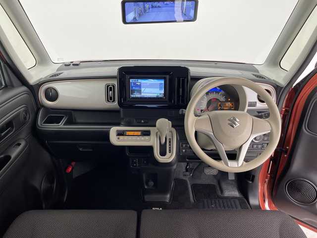 スズキ ワゴンＲ スマイル HYBRID S 愛知県 2022(令4)年 2.7万km コーラルオレンジメタリック/アーバンブラウン2トーン SDナビ/両側パワースライドドア/シートヒーター/バックカメラ/コーナーセンサー/LEDヘッドライト/インテリジェントミラー/レーンキープアシスト/ドライブレコーダー/ETC/衝突軽減システム/フルセグ/CD DVD/Bluetooth/スマートキー/プッシュスタート