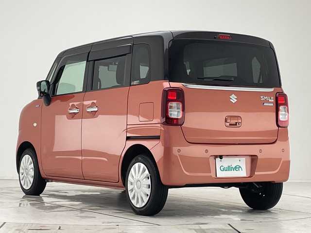 スズキ ワゴンＲ スマイル HYBRID S 愛知県 2022(令4)年 2.7万km コーラルオレンジメタリック/アーバンブラウン2トーン SDナビ/両側パワースライドドア/シートヒーター/バックカメラ/コーナーセンサー/LEDヘッドライト/インテリジェントミラー/レーンキープアシスト/ドライブレコーダー/ETC/衝突軽減システム/フルセグ/CD DVD/Bluetooth/スマートキー/プッシュスタート