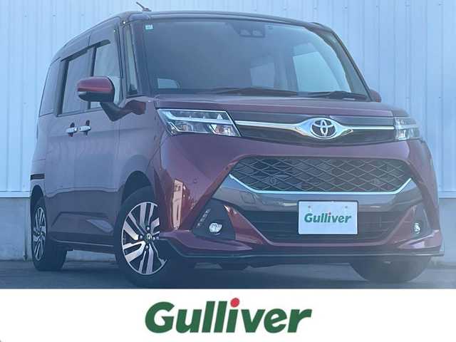 トヨタ タンク カスタムG 愛媛県 2019(令1)年 3.2万km ブラックマイカメタリック/ファイアークォーツレッドメタリック 純正9型ナビ　/AM/FM/CD/DVD/BT/フルセグTV/両側電動スライドドア　/バックカメラ　/クルーズコントロール　/車線逸脱防止装置　/衝突被害軽減装置　/純正ドライブレコーダー　/ETC2.0　/HDMI入力　/LEDヘッドライト　/アイドリングストップ/前後コーナーセンサー/スペアキー/後席サンシェイド/ステアリングリモコン/純正ドアバイザー/シガーソケット/ISOFIX/電格ミラー/現状サマー(純正AW)(165/65/R14)