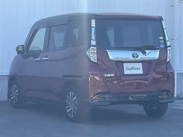 トヨタ タンク カスタムG 愛媛県 2019(令1)年 3.2万km ブラックマイカメタリック/ファイアークォーツレッドメタリック 純正9型ナビ　/AM/FM/CD/DVD/BT/フルセグTV/両側電動スライドドア　/バックカメラ　/クルーズコントロール　/車線逸脱防止装置　/衝突被害軽減装置　/純正ドライブレコーダー　/ETC2.0　/HDMI入力　/LEDヘッドライト　/アイドリングストップ/前後コーナーセンサー/スペアキー/後席サンシェイド/ステアリングリモコン/純正ドアバイザー/シガーソケット/ISOFIX/電格ミラー/現状サマー(純正AW)(165/65/R14)