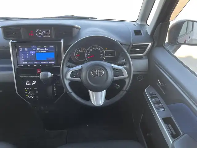 トヨタ タンク カスタムG 愛媛県 2019(令1)年 3.2万km ブラックマイカメタリック/ファイアークォーツレッドメタリック 純正9型ナビ　/AM/FM/CD/DVD/BT/フルセグTV/両側電動スライドドア　/バックカメラ　/クルーズコントロール　/車線逸脱防止装置　/衝突被害軽減装置　/純正ドライブレコーダー　/ETC2.0　/HDMI入力　/LEDヘッドライト　/アイドリングストップ/前後コーナーセンサー/スペアキー/後席サンシェイド/ステアリングリモコン/純正ドアバイザー/シガーソケット/ISOFIX/電格ミラー/現状サマー(純正AW)(165/65/R14)