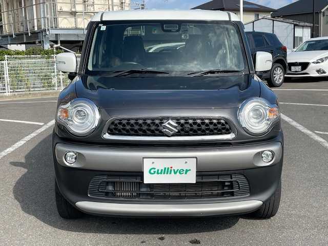 スズキ クロスビー HYBRID MZ 長崎県 2018(平30)年 7.3万km ミネラルグレーメタリック 3トーンコーディネート 社外ディスプレイオーディオ/CD/BT/AUX/全方位カメラ/デュアルカメラブレーキサポート/レーンキープアシスト/クルーズコントロール/前席シートヒーター/パドルシフト/ドライブレコーダー前後/LEDヘッドライト/LEDフォグランプ/コーナーセンサー/ETC