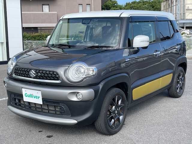 スズキ クロスビー HYBRID MZ 長崎県 2018(平30)年 7.3万km ミネラルグレーメタリック 3トーンコーディネート 社外ディスプレイオーディオ/CD/BT/AUX/全方位カメラ/デュアルカメラブレーキサポート/レーンキープアシスト/クルーズコントロール/前席シートヒーター/パドルシフト/ドライブレコーダー前後/LEDヘッドライト/LEDフォグランプ/コーナーセンサー/ETC