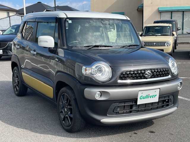 スズキ クロスビー HYBRID MZ 長崎県 2018(平30)年 7.3万km ミネラルグレーメタリック 3トーンコーディネート 社外ディスプレイオーディオ/CD/BT/AUX/全方位カメラ/デュアルカメラブレーキサポート/レーンキープアシスト/クルーズコントロール/前席シートヒーター/パドルシフト/ドライブレコーダー前後/LEDヘッドライト/LEDフォグランプ/コーナーセンサー/ETC
