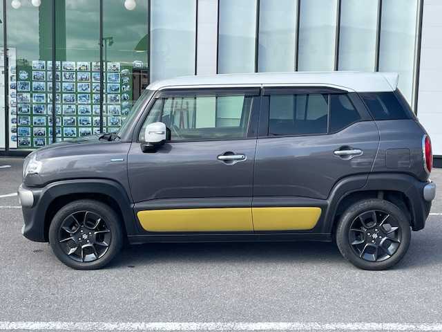 スズキ クロスビー HYBRID MZ 長崎県 2018(平30)年 7.3万km ミネラルグレーメタリック 3トーンコーディネート 社外ディスプレイオーディオ/CD/BT/AUX/全方位カメラ/デュアルカメラブレーキサポート/レーンキープアシスト/クルーズコントロール/前席シートヒーター/パドルシフト/ドライブレコーダー前後/LEDヘッドライト/LEDフォグランプ/コーナーセンサー/ETC