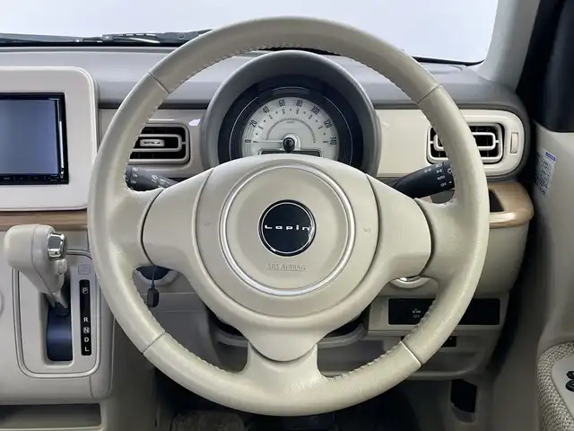 スズキ ラパン S 新潟県 2017(平29)年 5.4万km フレンチミントPM 純正ＳＤナビ（Bluetooth・CD・DVD）/バックカメラ　/フルセグ　/純正ビルトインＥＴＣ　/キセノンオートライト　/D席シートヒーター　/レーダーブレーキサポート　/アイドリングストップ　/衝突被害軽減システム　/ウッド調パネル　/スマートキー/純正フロアマット/ABS/横滑り防止装置/盗難防止装置