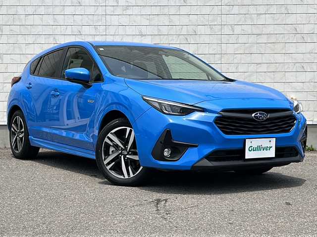 スバル インプレッサ ST－H 福島県 2023(令5)年 0.3万km 青 スターリンクナビ　全周囲カメラ　アイサイトコアテクノロジー　クルコン（追従有、センタートレース）　ＳＴＩマフラー　ドラレコ　シートメモリー　両側パワーシート　ステアリングヒーター　シートヒーター　電動パーキング　ＥＴＣ　パドルシフト