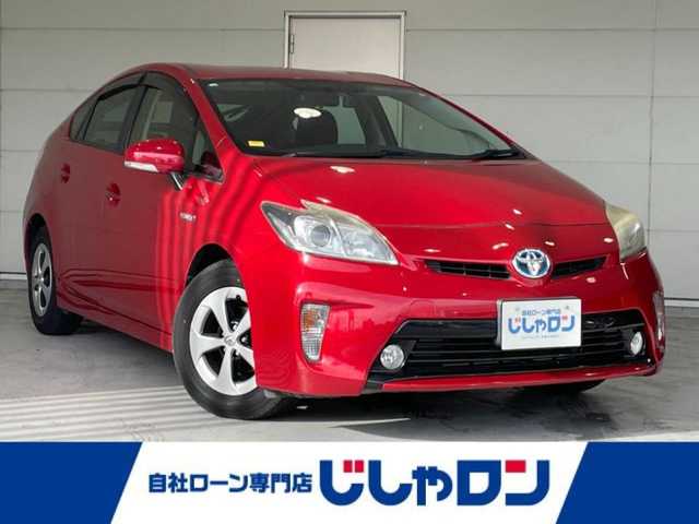 トヨタ プリウス S 沖縄県 2012(平24)年 7.8万km レッドマイカメタリック (株)IDOMが運営する【じしゃロンコザ店】の自社ローン専用車両になりますこちらは現金またはオートローンご利用時の価格です。自社ローンご希望の方は別途その旨お申付け下さい/・純正ナビ/・Bluetooth接続/・TV/・DVD再生/・バックカメラ/・ETC/・ドライブレコーダー/・スマートキー/・プッシュスタート/・純正アルミホイール/・純正フロアマット/・オートライト