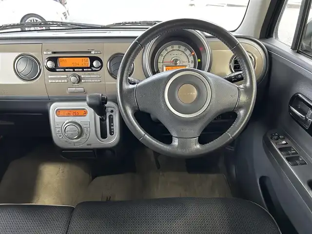 スズキ ラパン X セレクション 福島県 2013(平25)年 10.8万km パールホワイト 登録時走行距離：107992km/ワンオーナー/純正オーディオ/ (CD/AM/FM)/プッシュスタート/シートヒーター/ (D席)/革巻きステアリング/ISOFIX/純正フロアマット/純正14インチAW/ハロゲンヘッドライト/ドアバイザー/電動格納ミラー/ウィンカーミラー/アイドリングストップ/スマートキー/スペアキー×１/保証書/取扱説明書