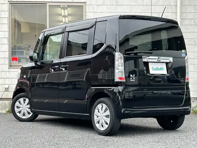 ホンダ Ｎ ＢＯＸ G 福岡県 2016(平28)年 4.3万km スマートブラック ワンオーナー/社外メモリーナビ KENWOOD【MDV-D303】/(AM/FM/Bluetooth/CD/SD/ワンセグTV】/ETC/前後ドライブレコーダー一体型デジタルインナーミラーCOMTEC【ZDR038】/横滑り防止機能/電格ミラー/プッシュスタート/フロアマット/ドアバイザー/取扱説明書/保証書/ナビ取扱説明書/スペアキー×１