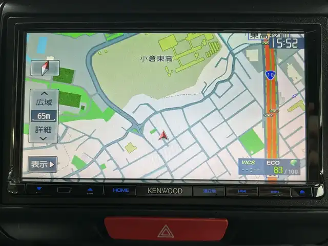ホンダ Ｎ ＢＯＸ G 福岡県 2016(平28)年 4.3万km スマートブラック ワンオーナー/社外メモリーナビ KENWOOD【MDV-D303】/(AM/FM/Bluetooth/CD/SD/ワンセグTV】/ETC/前後ドライブレコーダー一体型デジタルインナーミラーCOMTEC【ZDR038】/横滑り防止機能/電格ミラー/プッシュスタート/フロアマット/ドアバイザー/取扱説明書/保証書/ナビ取扱説明書/スペアキー×１