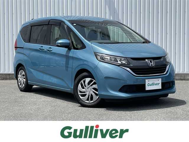 ホンダ フリード G ホンダセンシング 福岡県 2019(平31)年 4.8万km ブルーホライゾンM 純正ナビ（ＶＸＭ－１９４ＶＦｉ）/フルセグTV/CD/DVD/BT/SD/バックカメラ/両側パワースライドドア/衝突軽減/レーンアシスト/レーダークルーズコントロール/ＬＥＤヘッドライト/アイドリングストップ/ビルトインETC/スマートキー/プッシュスタート