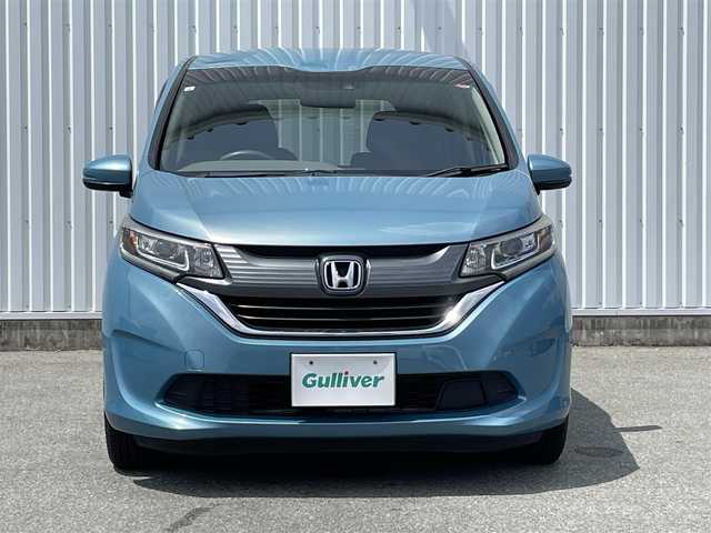 ホンダ フリード G ホンダセンシング 福岡県 2019(平31)年 4.8万km ブルーホライゾンM 純正ナビ（ＶＸＭ－１９４ＶＦｉ）/フルセグTV/CD/DVD/BT/SD/バックカメラ/両側パワースライドドア/衝突軽減/レーンアシスト/レーダークルーズコントロール/ＬＥＤヘッドライト/アイドリングストップ/ビルトインETC/スマートキー/プッシュスタート