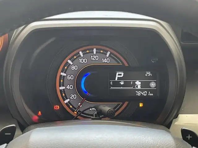 スズキ スペーシア ギア HYBRID XZターボ 愛知県 2018(平30)年 7.9万km スチールシルバーM 純正８型ナビ　フルセグＴＶ　Ｂｌｕｅｔｏｏｔｈ　ＵＳＢ　パドルシフト　全方位カメラ　シートヒーター　ＬＥＤオートライト　ルーフレール　クルコン　ＥＴＣ　衝突軽減装置　車線逸脱警報　フォグランプ　パーキングセンサー　踏み間違い防止　禁煙車