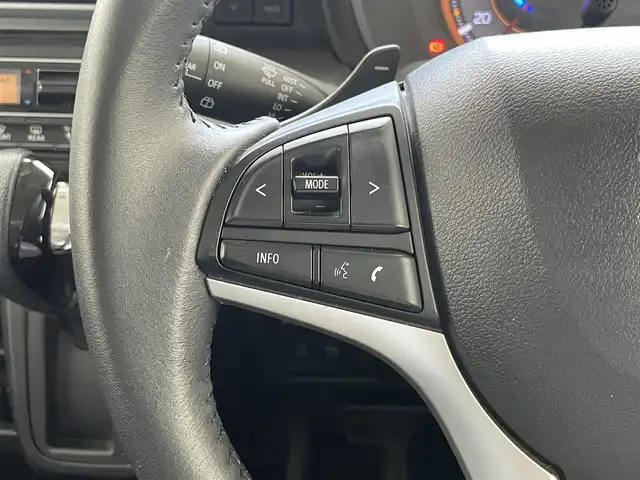 スズキ スペーシア ギア HYBRID XZターボ 愛知県 2018(平30)年 7.9万km スチールシルバーM 純正８型ナビ　フルセグＴＶ　Ｂｌｕｅｔｏｏｔｈ　ＵＳＢ　パドルシフト　全方位カメラ　シートヒーター　ＬＥＤオートライト　ルーフレール　クルコン　ＥＴＣ　衝突軽減装置　車線逸脱警報　フォグランプ　パーキングセンサー　踏み間違い防止　禁煙車