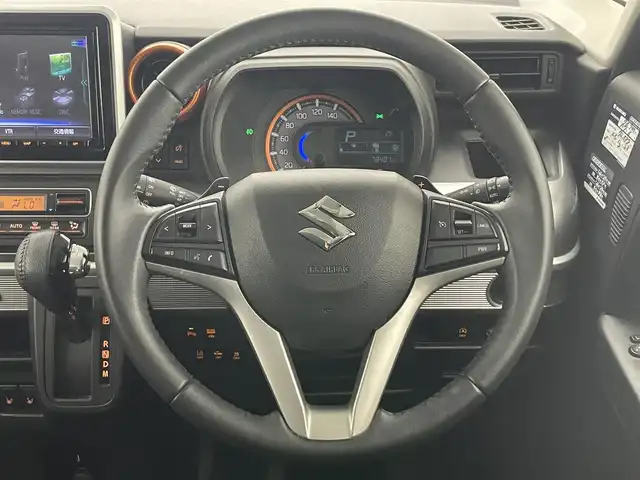 スズキ スペーシア ギア HYBRID XZターボ 愛知県 2018(平30)年 7.9万km スチールシルバーM 純正８型ナビ　フルセグＴＶ　Ｂｌｕｅｔｏｏｔｈ　ＵＳＢ　パドルシフト　全方位カメラ　シートヒーター　ＬＥＤオートライト　ルーフレール　クルコン　ＥＴＣ　衝突軽減装置　車線逸脱警報　フォグランプ　パーキングセンサー　踏み間違い防止　禁煙車