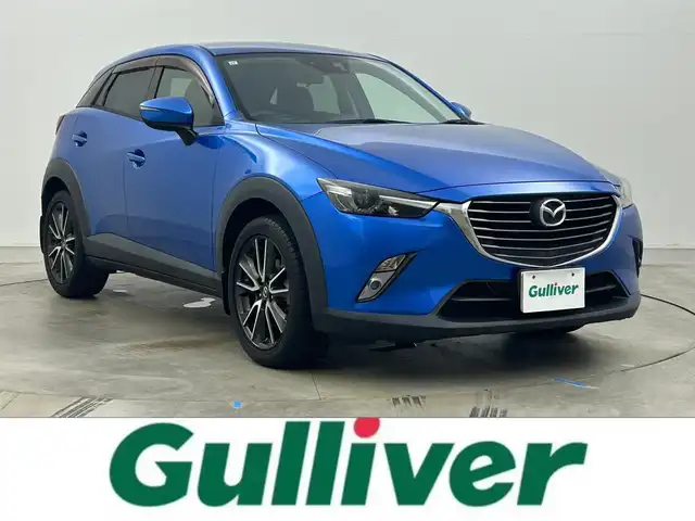 マツダ ＣＸ－３ XD ツーリング 岡山県 2015(平27)年 3.4万km ダイナミックブルーマイカ 純正ナビ/Bluetooth/地デジTV/DVD再生/CD/バックカメラ/衝突被害軽減ブレーキ/クルーズコントロール/LEDヘッドライト/合皮シート/ETC/ヘッドアップディスプレイ/ブラインドスポットモニター/プッシュスタート /スマートキー/純正18インチアルミホイール/純正フロアマット/オートライト /ターボ