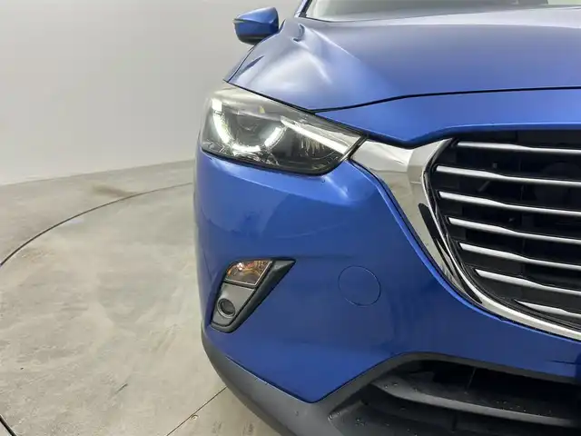 マツダ ＣＸ－３ XD ツーリング 岡山県 2015(平27)年 3.4万km ダイナミックブルーマイカ 純正ナビ/Bluetooth/地デジTV/DVD再生/CD/バックカメラ/衝突被害軽減ブレーキ/クルーズコントロール/LEDヘッドライト/合皮シート/ETC/ヘッドアップディスプレイ/ブラインドスポットモニター/プッシュスタート /スマートキー/純正18インチアルミホイール/純正フロアマット/オートライト /ターボ