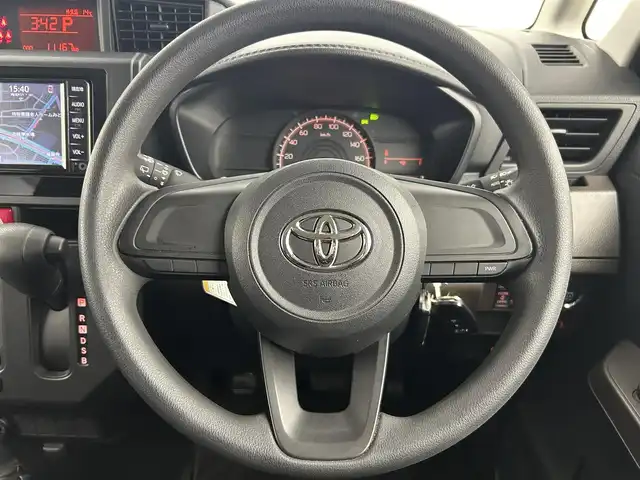 トヨタ ルーミー X 千葉県 2021(令3)年 1.2万km パールホワイトⅢ 禁煙車/トヨタセーフティセンス/片側電動ドア/純正メモリナビ/・型番：NSCN-W68/・CD/AUX/Bluetooth/ワンセグTV/・バックカメラ/純正フロアマット/純正ドアバイザー/純正ホイールキャップ/オートライト/・オートマチックハイビーム/・ハロゲンヘッドライト/・ヘッドライトレベライザー