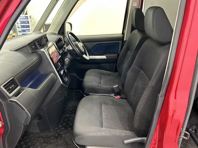 トヨタ ルーミー カスタムG－T 栃木県 2018(平30)年 6万km ブラックマイカ/マゼンダベリーメタリック 純正ナビ/（CD/DVD/Bluetooth/ワンセグTV）　/禁煙車　/両側パワースライドドア　/バックカメラ　/トヨタセーフティセンス　/プッシュスタート　/ＥＴＣ　/クルーズコントロール　/横滑り防止装置　/スマートキー　/プッシュスタート　/純正アルミホイール