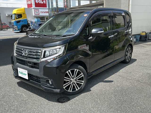 ダイハツ ムーヴ カスタム RS SAⅡ 埼玉県 2016(平28)年 5.3万km ブラックマイカメタリック ワンオーナー/ETC/プッシュスタート/バックカメラ/DVDナビ/フルセグテレビ/Bluetooth/スペアキー/LEDライト/ドライブレコーダー