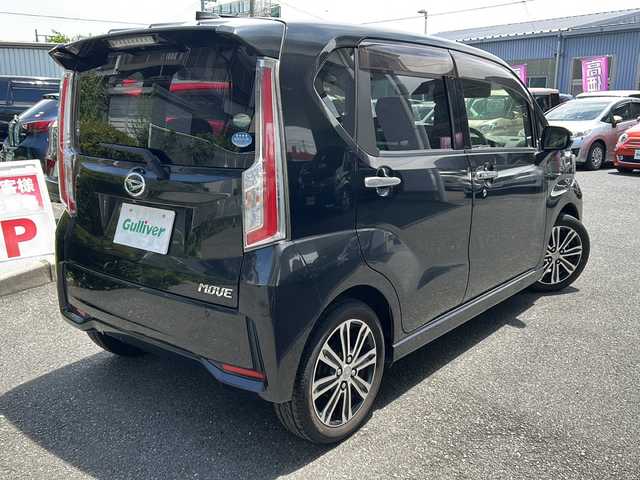 ダイハツ ムーヴ カスタム RS SAⅡ 埼玉県 2016(平28)年 5.3万km ブラックマイカメタリック ワンオーナー/ETC/プッシュスタート/バックカメラ/DVDナビ/フルセグテレビ/Bluetooth/スペアキー/LEDライト/ドライブレコーダー
