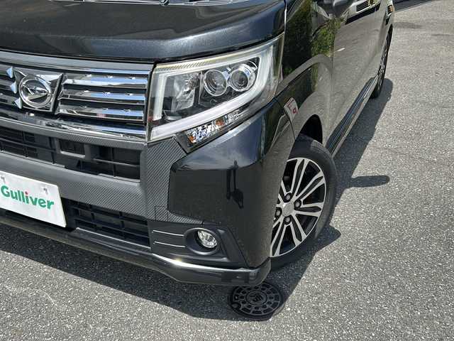 ダイハツ ムーヴ カスタム RS SAⅡ 埼玉県 2016(平28)年 5.3万km ブラックマイカメタリック ワンオーナー/ETC/プッシュスタート/バックカメラ/DVDナビ/フルセグテレビ/Bluetooth/スペアキー/LEDライト/ドライブレコーダー