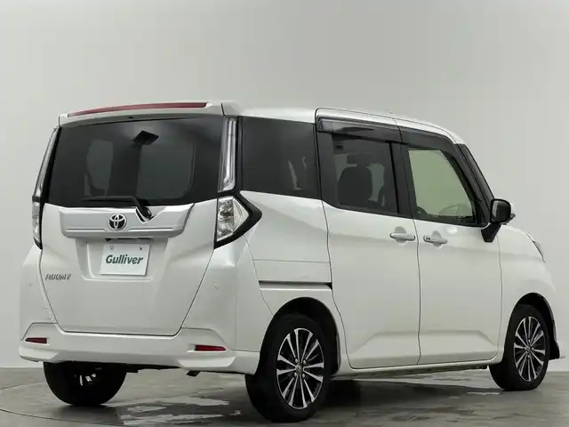 トヨタ ルーミー カスタムG－T 埼玉県 2021(令3)年 3.6万km パールホワイトⅢ 純正９型ナビ　両側パワースライド　全方位カメラ　シートヒーター　ビルトインＥＴＣ２．０　前後ドライブレコーダー　フルセグＴＶ　レーダークルーズコントロール　スマートアシスト　スマートキー