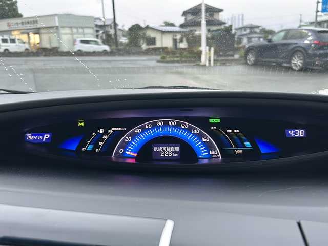 トヨタ エスティマ ハイブリッド アエラス プレミアムエディション 山梨県 2013(平25)年 19.7万km ブラック 4WD/純正HDDナビ/バック、フロントカメラ/ワンセグTV/BT/CD/DVD/USB/ETC/両側パワースライドドア/運転席パワーシート/純正フロアマット/社外17インチアルミホイール/スマートキー/スペアキー1本/クルーズコントロール/ハーフレザーシート
