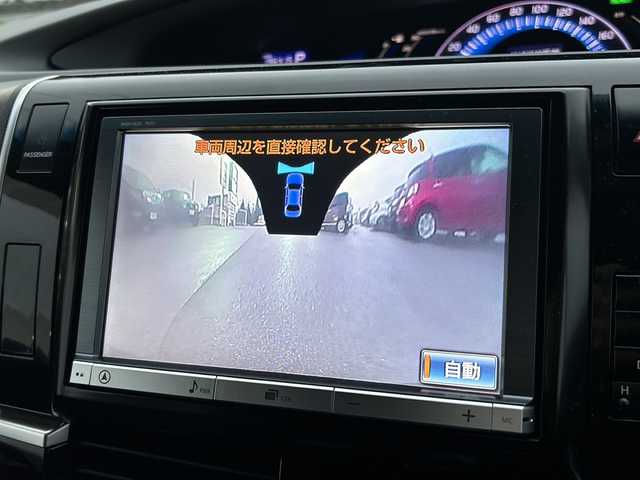 トヨタ エスティマ ハイブリッド アエラス プレミアムエディション 山梨県 2013(平25)年 19.7万km ブラック 4WD/純正HDDナビ/バック、フロントカメラ/ワンセグTV/BT/CD/DVD/USB/ETC/両側パワースライドドア/運転席パワーシート/純正フロアマット/社外17インチアルミホイール/スマートキー/スペアキー1本/クルーズコントロール/ハーフレザーシート