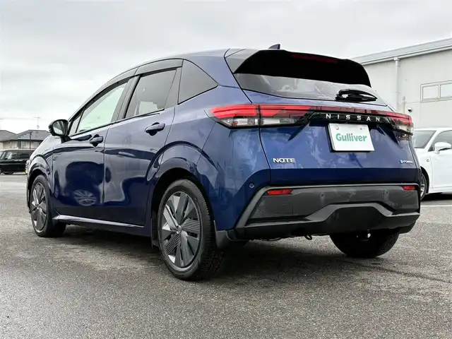 日産 ノート X 大分県 2021(令3)年 2.9万km オーロラフレアブルーパール ・純正ナビ(HDMI/BT/USB/CarPlay)/・アラウンドビューモニター/・フルセグテレビ/・エマージェンシーブレーキ/・プロパイロット/・コーナーセンサー/・ETC2.0/・ドライブレコーダー/・オートハイビーム/・ブレーキホールド/・デジタルインナーミラー/・スマートキー/・プッシュスタートボタン