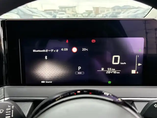 日産 ノート X 大分県 2021(令3)年 2.9万km オーロラフレアブルーパール ・純正ナビ(HDMI/BT/USB/CarPlay)/・アラウンドビューモニター/・フルセグテレビ/・エマージェンシーブレーキ/・プロパイロット/・コーナーセンサー/・ETC2.0/・ドライブレコーダー/・オートハイビーム/・ブレーキホールド/・デジタルインナーミラー/・スマートキー/・プッシュスタートボタン