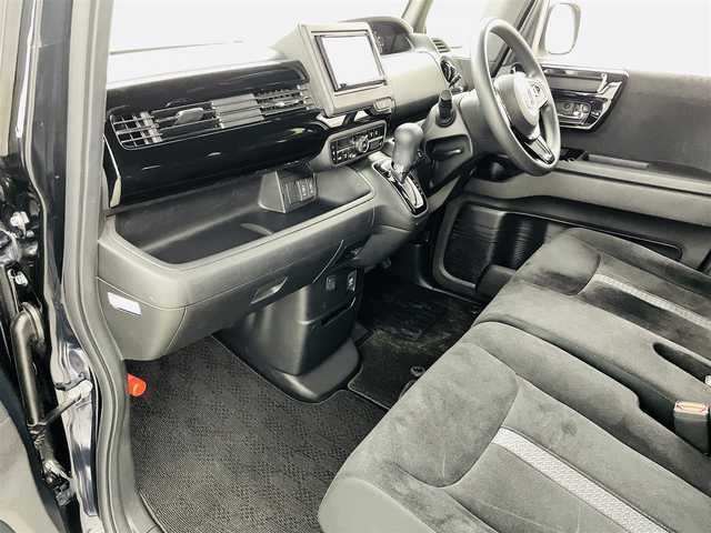 ホンダ Ｎ ＢＯＸ カスタム L 福島県 2022(令4)年 3.7万km ミッドナイトブルービームM レーンキープアシスト/・横滑り防止機能/・衝突軽減/社外7インチナビ/・フルセグ/TV/BT/CD/DVD/SD/USB/iPod/FM/AM/バックカメラ/片側パワースライドドア/追従型クルーズコントロール/LEDヘッドライト/・フォグランプ/ステアリングスイッチ/前後ドラレコ/ETC/プッシュスタート/・スマートキー/・スペアキー