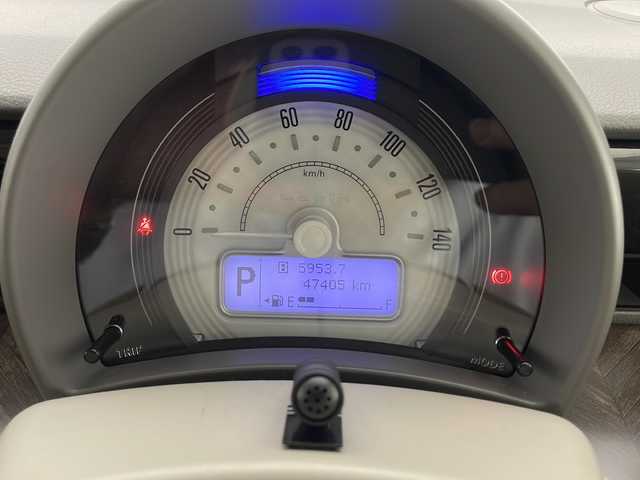スズキ ラパン モード 宮崎県 2019(令1)年 4.8万km フィズブルーパールメタリック/ホワイト 2トーンルーフ レーダーブレーキサポート/純正7インチSDナビ/CD/DVD/Bluetooth/バックカメラ/シートヒーター/LEDヘッドライト/アイドリングストップ/ビルトインETC/純正フロアマット/スマートキー×2/保証書/取扱説明書
