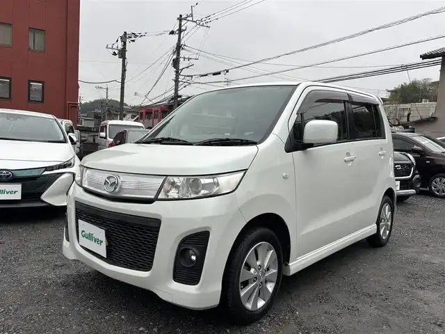 マツダ ＡＺ ワゴン カスタムスタイル XS 熊本県 2010(平22)年 10.2万km ホワイトパール 社外ナビ（AVN660HDmkII）/【デジタルTV/CD/DVD/MSV/BT】/純正14インチAW/スマートキー/プッシュスタート/純正フロアマット/保証書/取扱説明書